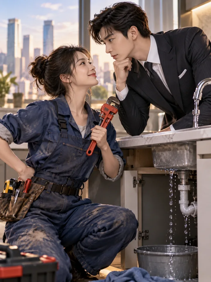 霸道总裁爱上修水管小妹！配乐一换整部剧彻底垮掉 · 原创概念配图